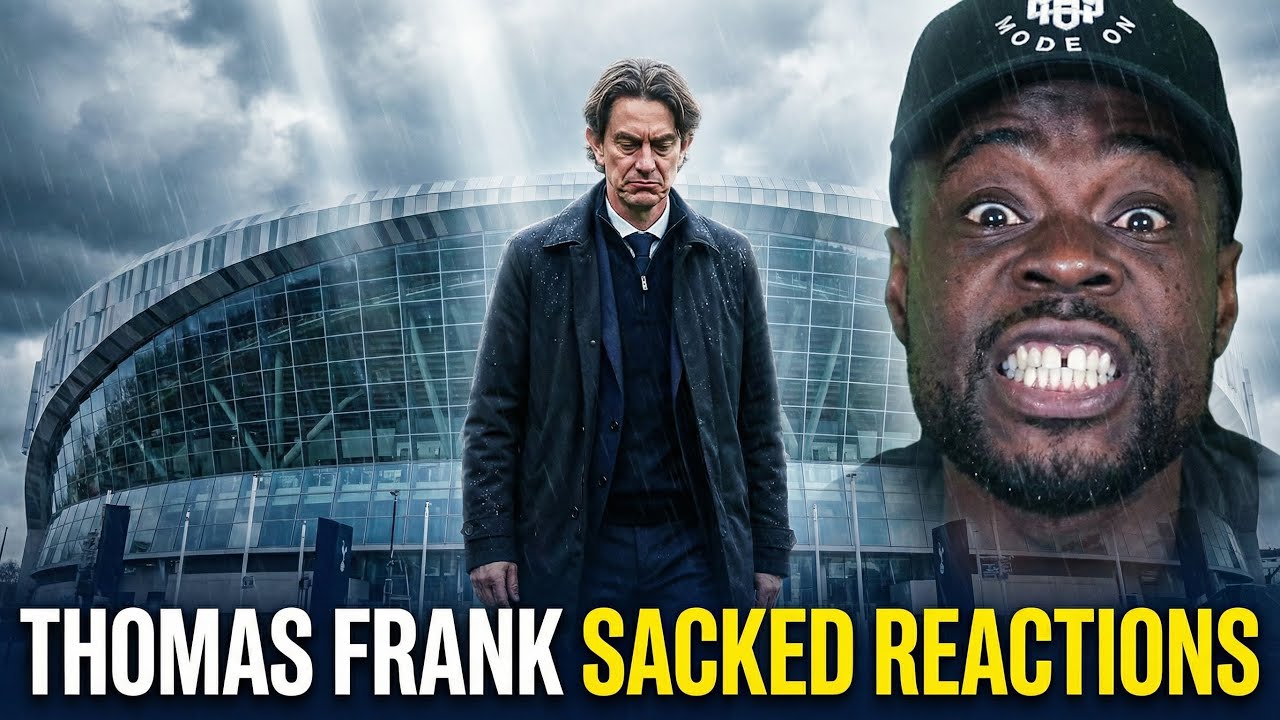 THOMAS FRANK SACKED BY TOTTENHAM REACTIONS