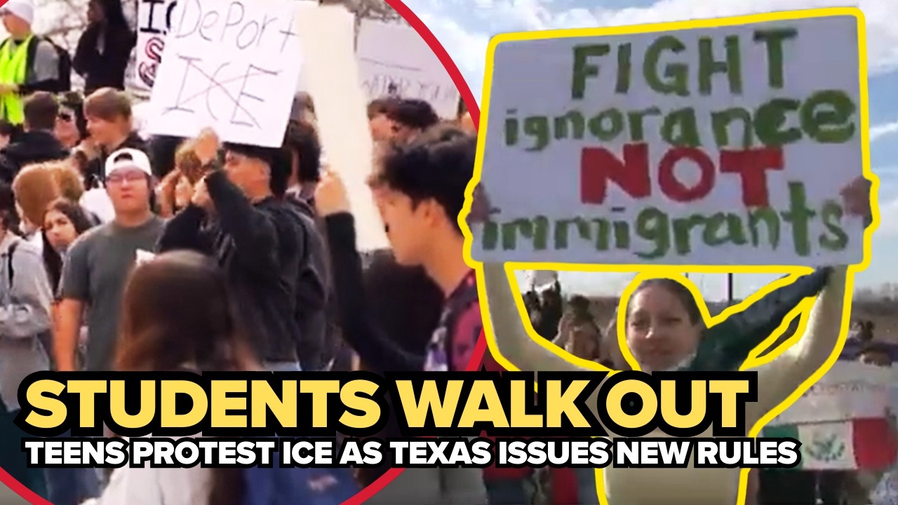 Elgin students walk out to protest ICE as Texas warns schools