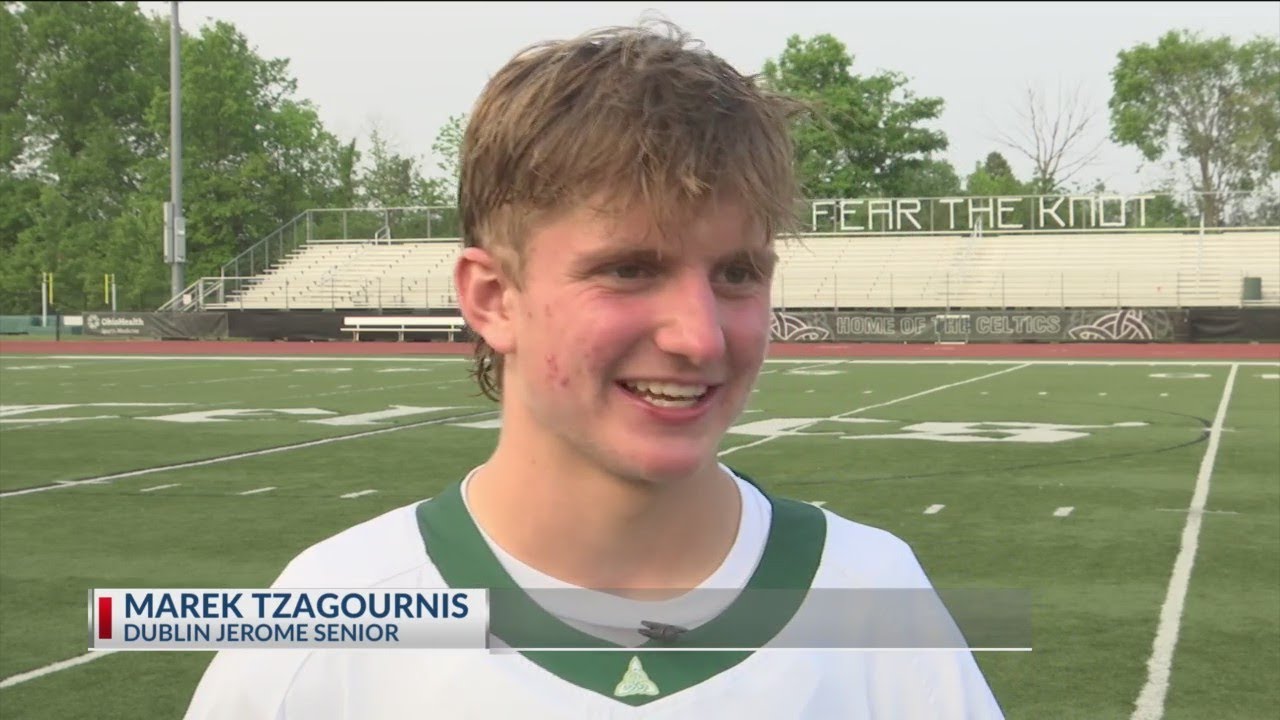 Dublin Jerome's Marek Tzagournis sets Ohio lacrosse career points record
