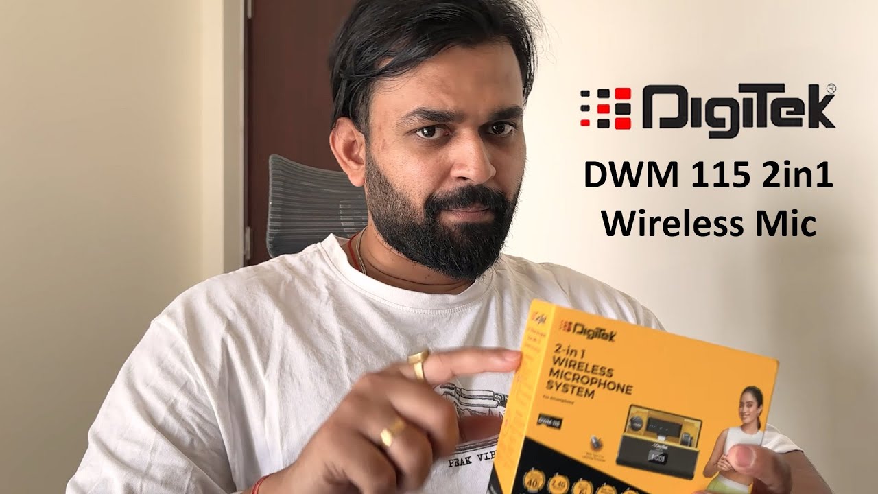 Digitek DWM 115 Mic Unboxing 🎙️ | Budget Wireless Mic for YouTubers?