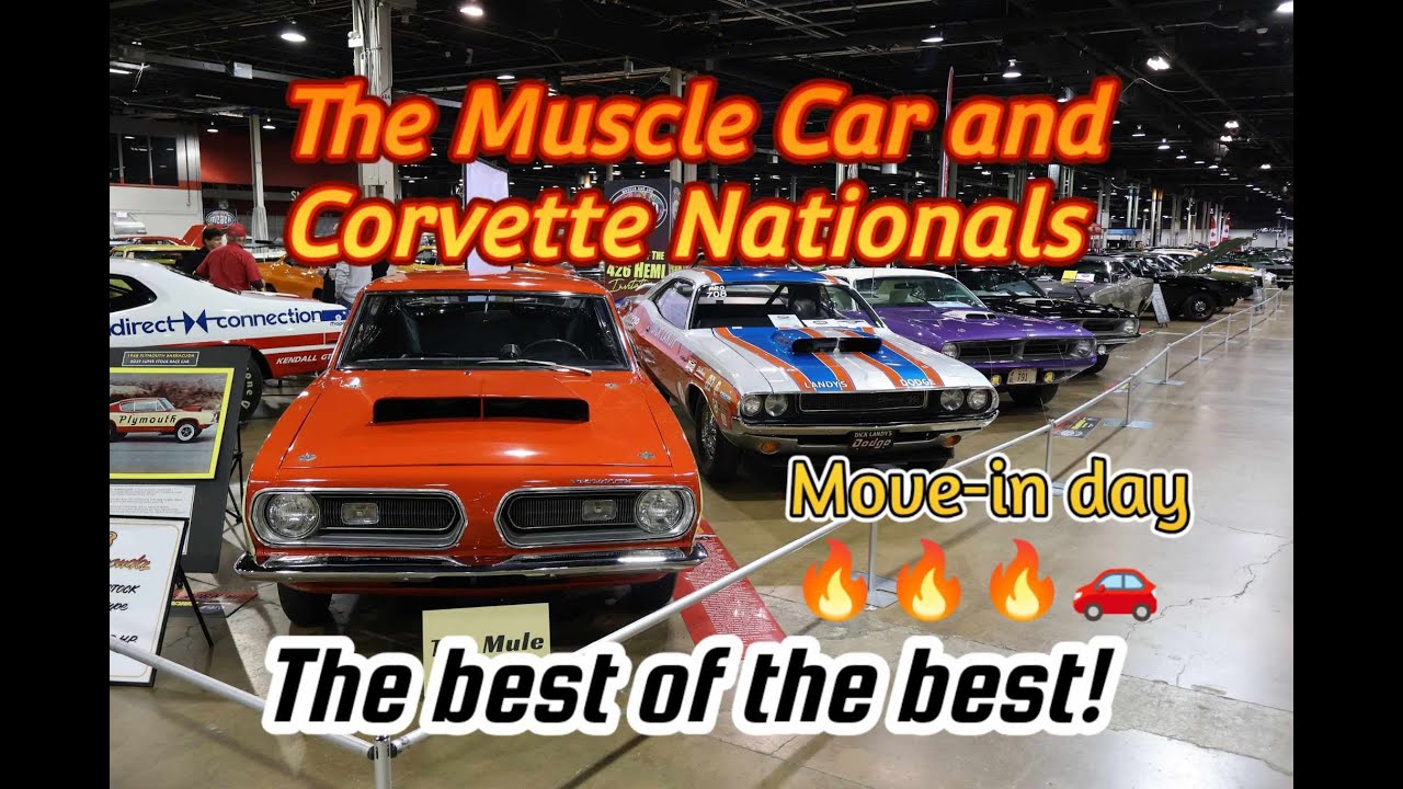 Muscle car and Corvette Nationals (MCACN): Move-in day 