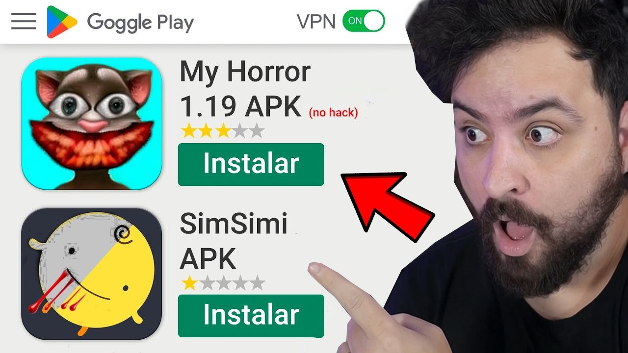 Baixei e Testei JOGOS com VIRUS ASSUSTADORES 💀🚫