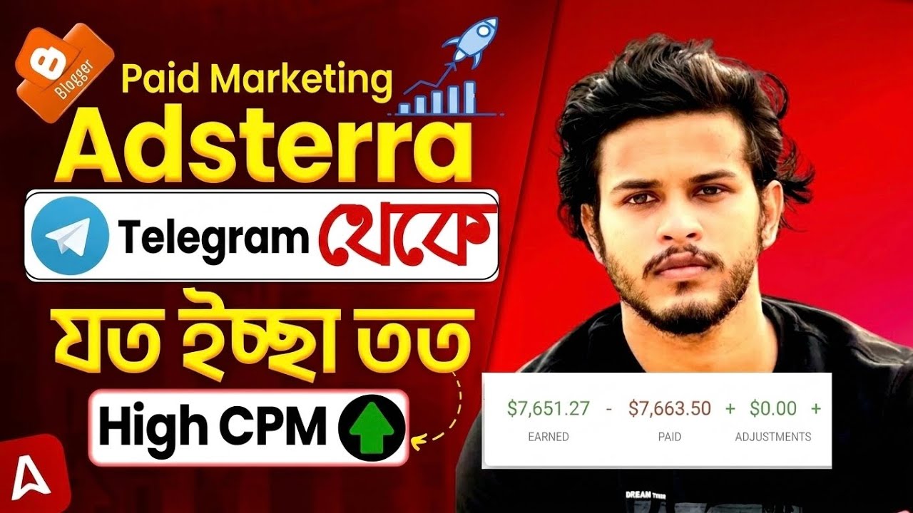 AdsTerra Earning Tricks 2026 | Get Traffic from Telegram | High Cpm Marketing Trick & Tips