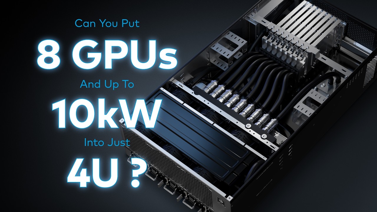 LM TEK 4U8GPU10KW | Next-Gen Liquid-Cooled AI Server with 8-GPU Density