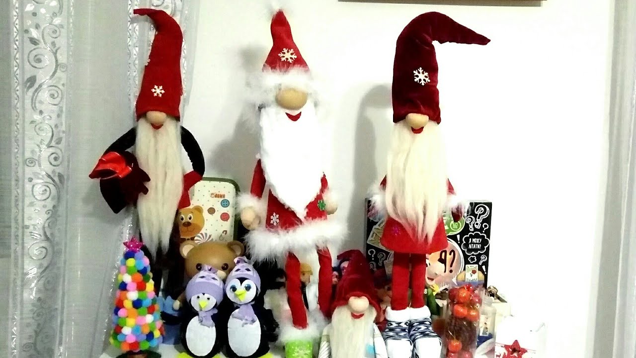 🎄Гном-Санта своими руками/🎄Christmas Gnomes Made Easy /🎄Crafts For Xmas Decoration