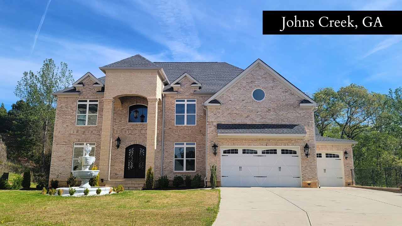 MUST SEE- INSIDE A GORGEOUS HOME FOR SALE in Johns Creek, Georgia - 7 Beds - 6.5 Baths