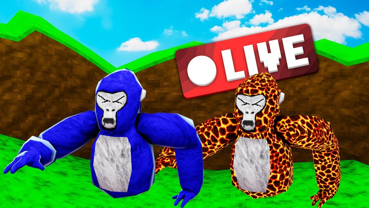 Playing GORILLA TAG With VIEWERS-*LIVE*- #shorts