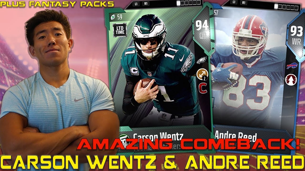 CARSON WENTZ & ANDRE REED ARE CLUTCH! Madden 18 Ultimate Team