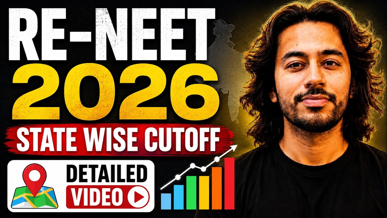 RE-NEET 2026 State Wise Cutoff Analysis 🚀 | What is The Safe Score For Your State? | Kshitiz Sir