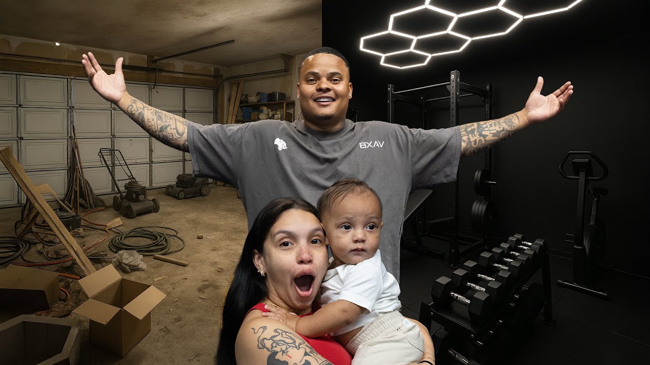 Surprising My Pregnant Fiancé With A Full Home Gym Makeover! *VLOGOWEEN DAY 22*