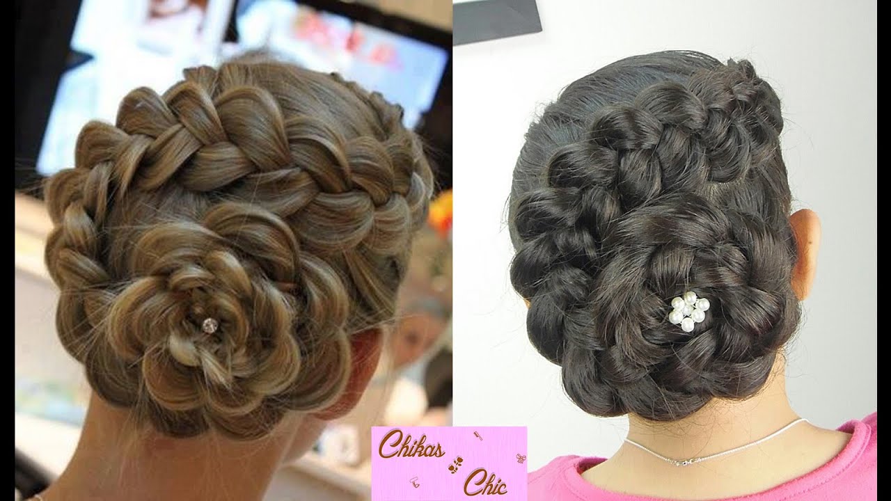 Peinado: Recogido en Flor | Peinados con Trenzas | Peinados Elegantes