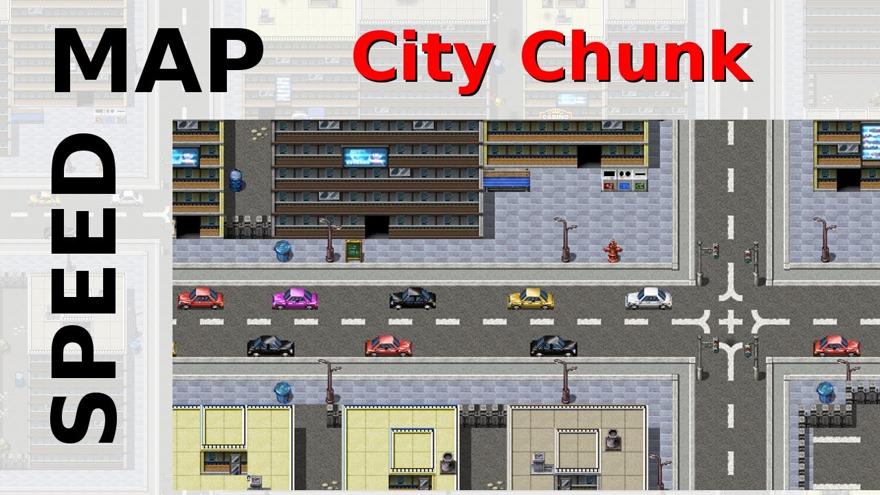 RPG Maker Speedmap: City Chunk