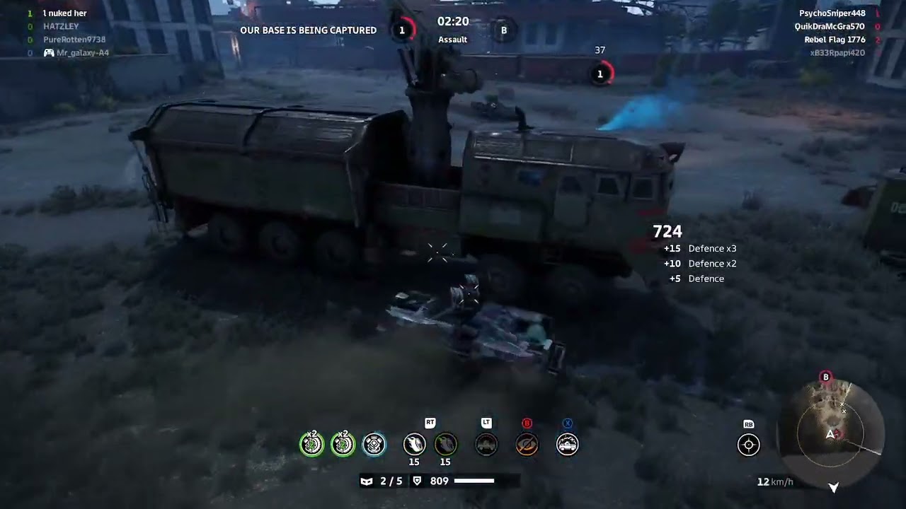 Crossout Clan Confrontation 1v4