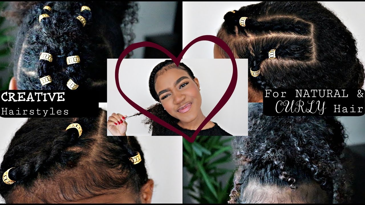 CUTE & CREATIVE Hairstyles for Natural/Curly Hair (FALL 2017)
