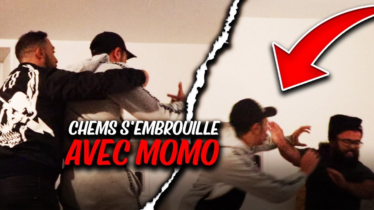 * EMBROUILLE* CHEMS SE BAT CONTRE MOMO.. IL CASSE SON TELEPHONE..
