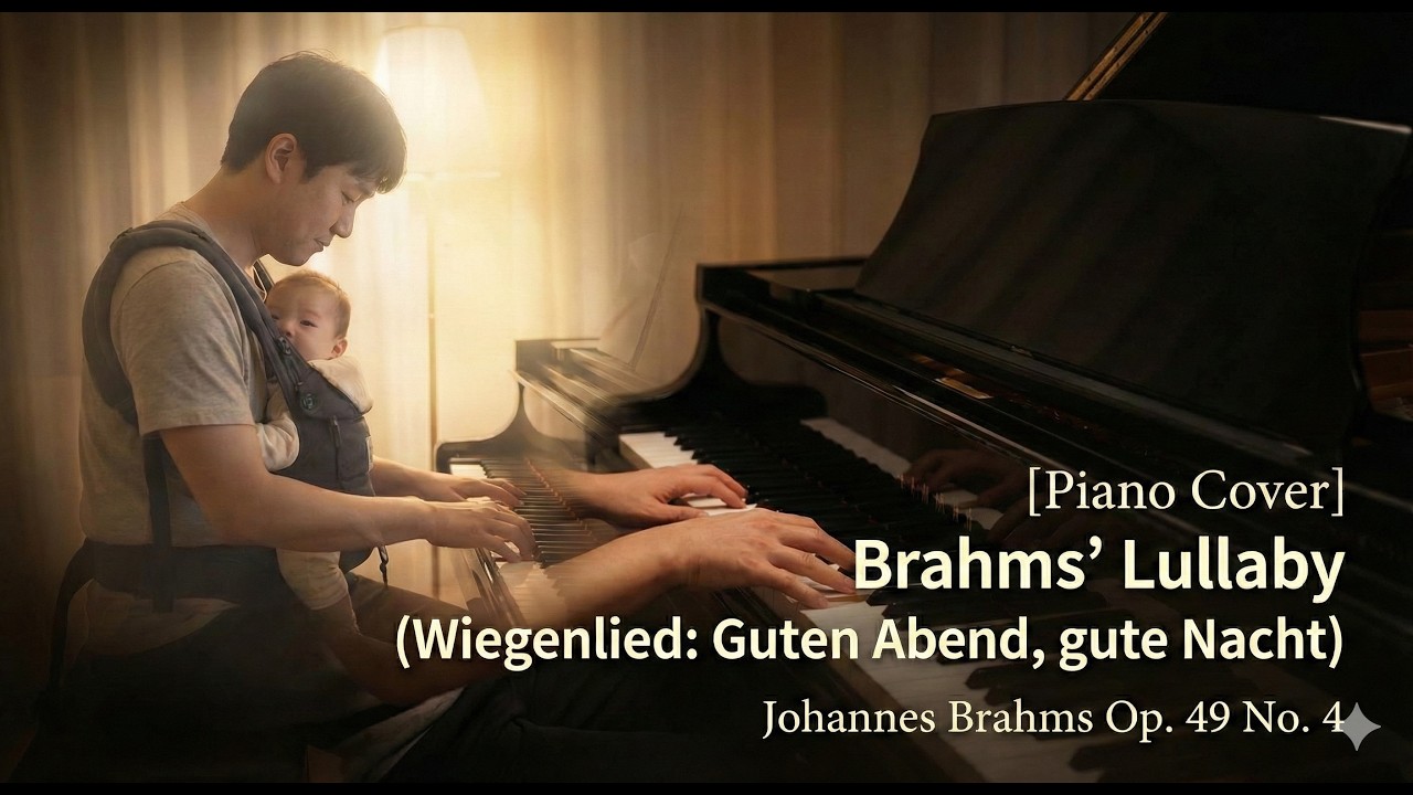 [Piano Cover] 브람스 자장가 (Brahms' Lullaby) | Brahms Op. 49 No. 4
