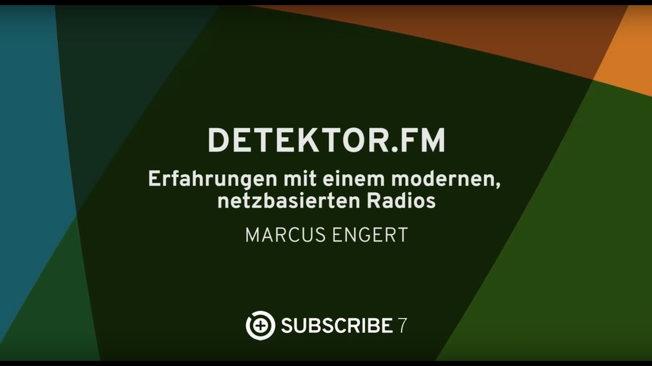 SUBSCRIBE 7: detektor.fm (Marcus Engert)