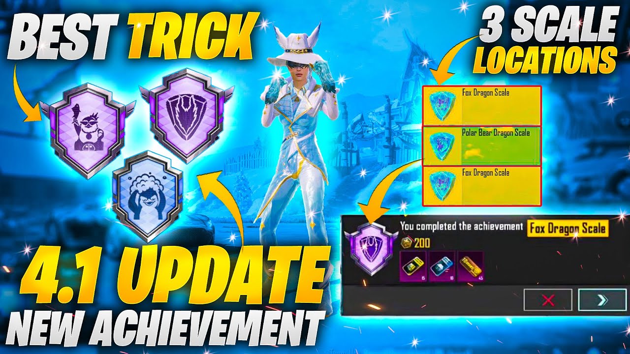 How To Complete (Ice Dragon Witness & Arctic Adventure ) Achievement | Free 80 Points | PUBGM 
