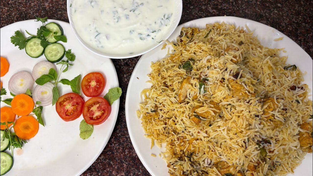 HYDERABADI CHICKEN DUM BIRYANI | Restaurant Style Biryani 