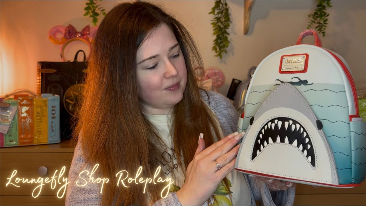 ASMR Ролевая игра в магазине сумок Loungefly ✨ Покупка вашей первой сумки для волшебной поездки в...
