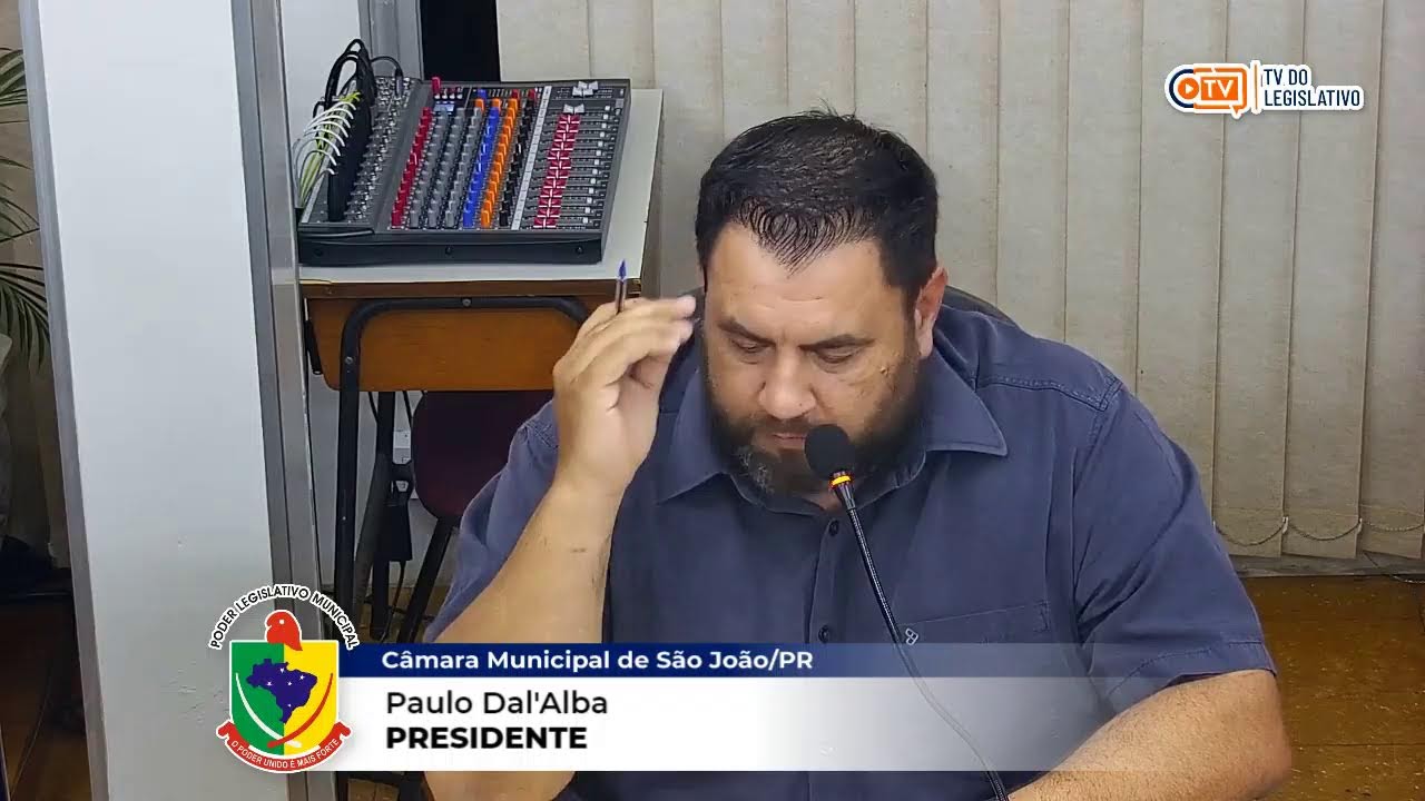 3ª REUNIÃO ORDINÁRIA CÂMARA MUNICIPAL SÃO JOÃO-PR