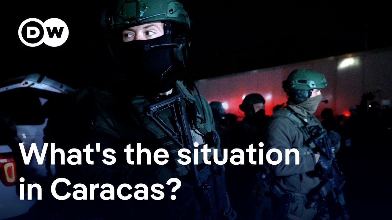 Reports of explosions and gunfire overnight in Venezuela's capital Caracas | DW News