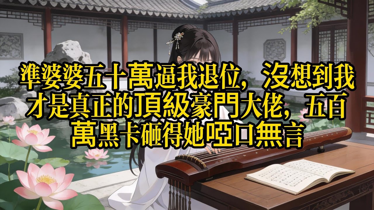 准婆婆甩50萬逼我分手：拿錢滾！我冷笑掏出500萬黑卡：這50萬留給您買藥，讓你兒子從我世界消失，這垃圾我玩膩了！ #隱藏大佬 #頂級豪門 #打臉爽文 #黑卡反擊 #真實故事