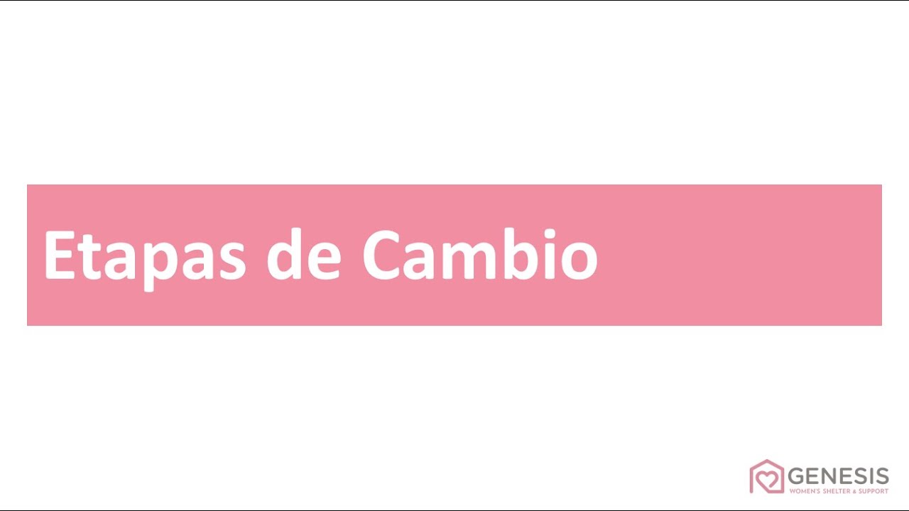 Etapas de Cambio