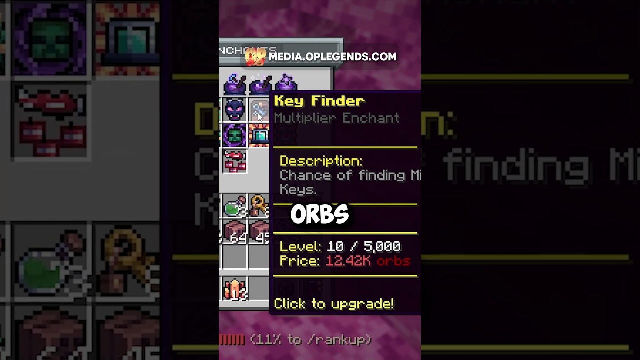 i found the simple meta enchant on op minecraft prisons server is super op...