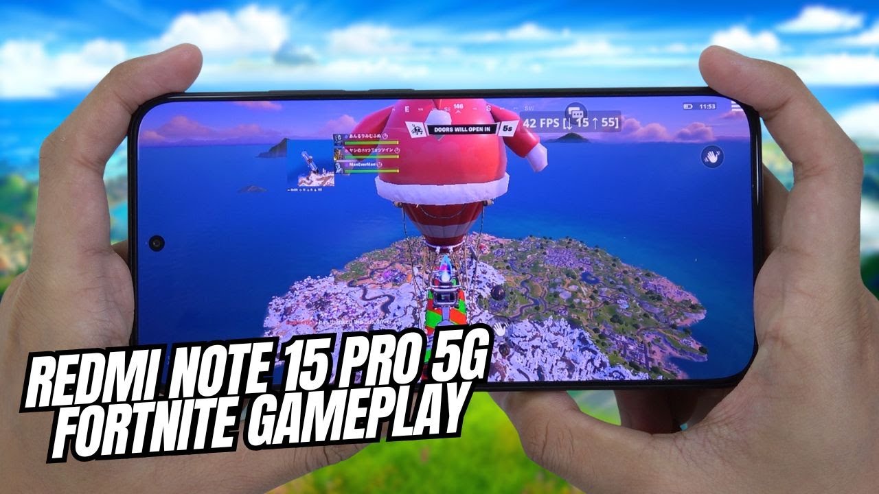 REDMI NOTE 15 PRO 5G Fortnite Gameplay | Dimensity 7400-Ultra