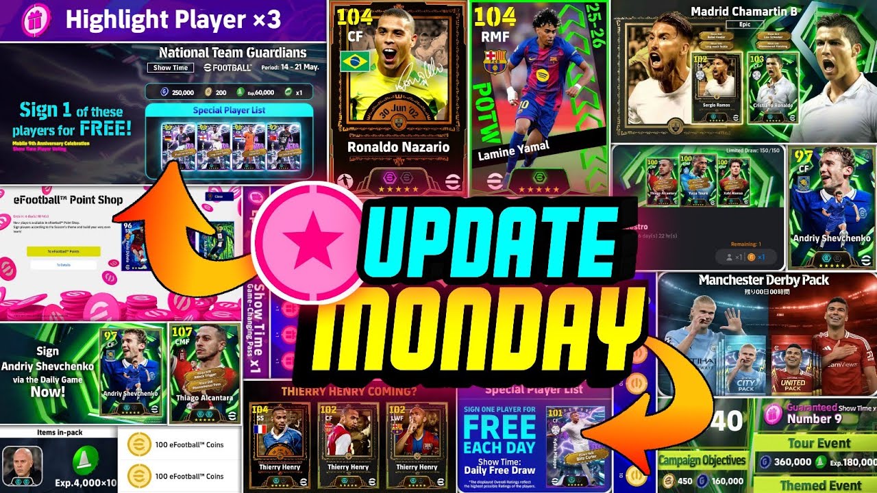 Обновление eFootball 2026!! Что нас ждёт завтра и в четверг в eFootball 🤩 Бесплатные эпические пр...