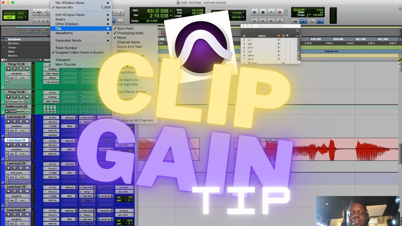 The Best Way To Clip Gain in A Recording Session | Pro Tools