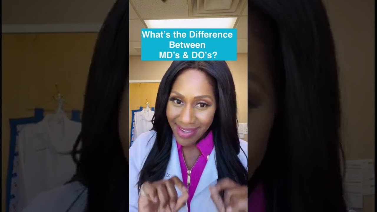 What&rsquo;s the Difference Between an MD & DO 👩🏾&zwj;⚕️👨🏼&zwj;⚕️? #shorts
