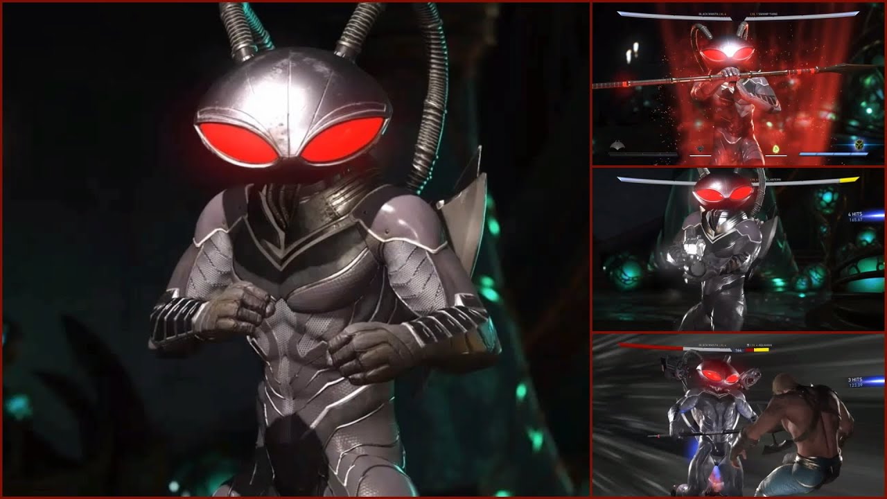 Injustice 2: Black Manta's Super Move on All Characters + DLC