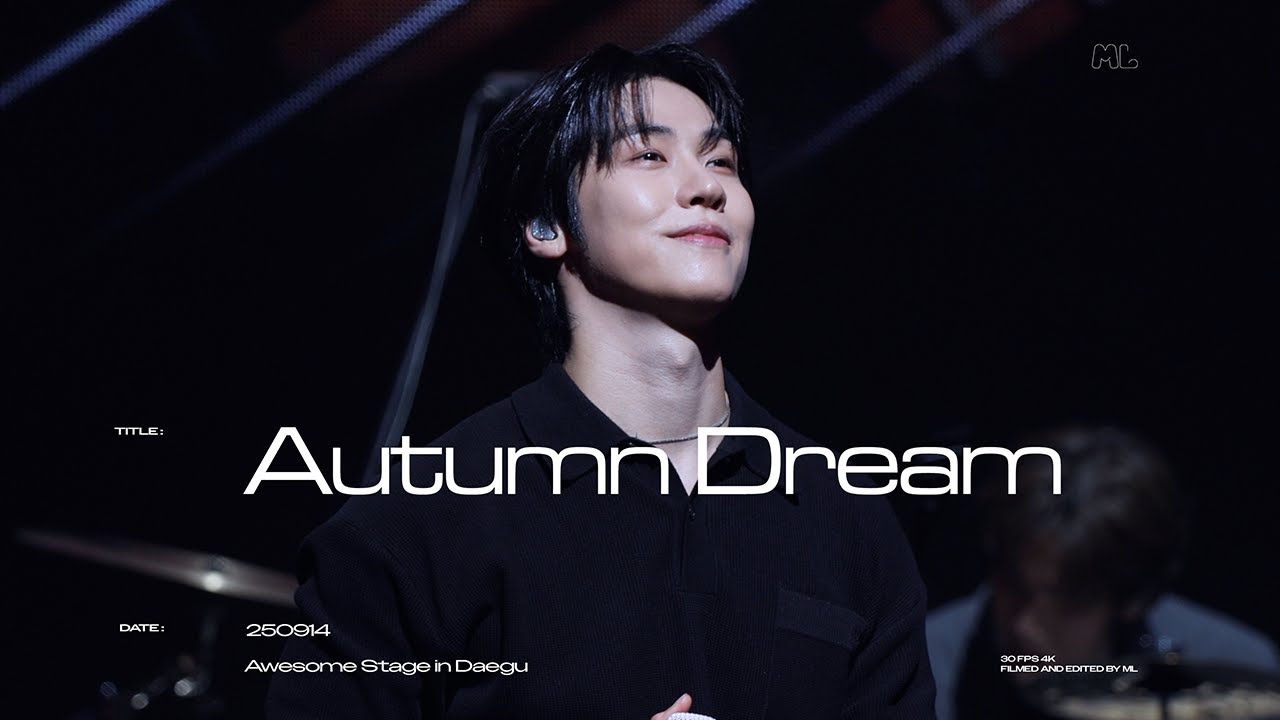 250914 엔플라잉 이승협 ‘Autumn Dream’ 4K 직캠 @어썸스테이지 in 대구 N.FLYING SEUNGHYUB