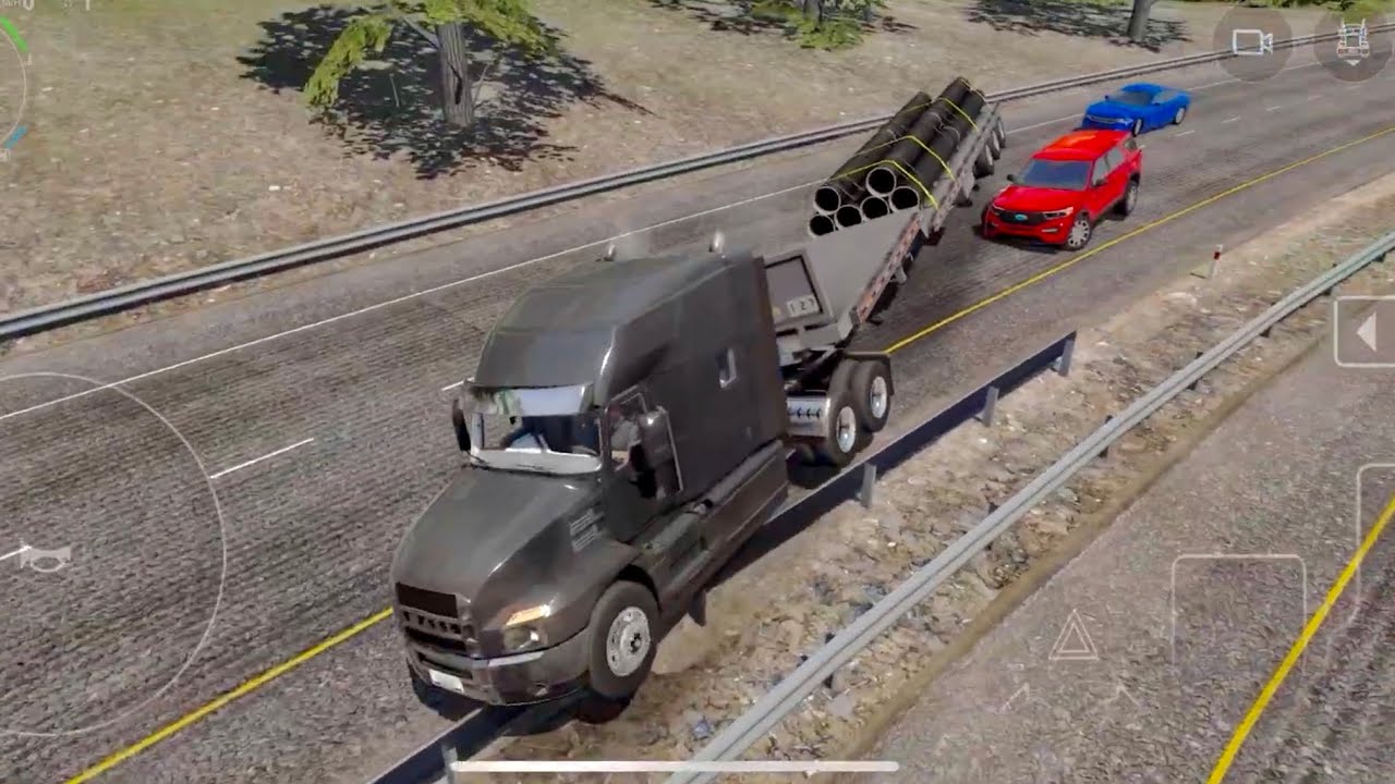 Accidentally Uncontroled My Over Loaded Truck 😮 | Truck Drving Simulator 