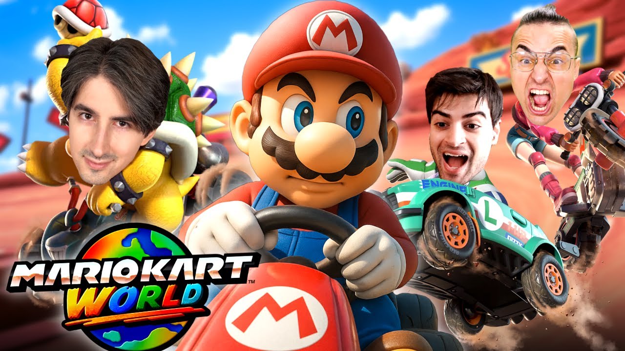 PRIMA VOLTA su Mario Kart WORLD ma.. i BOT sono a Difficoltà Estrema 👀 con Tuberanza e Blaziken68