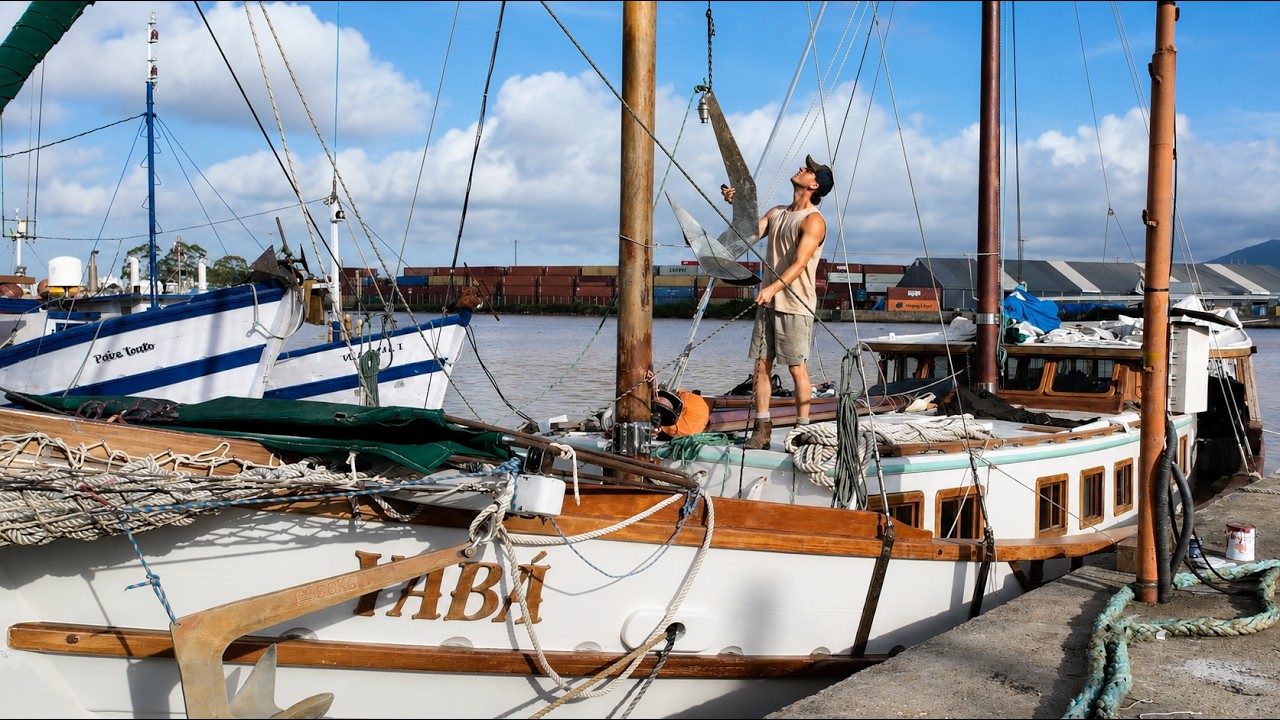We Finally Finished Everything on our wooden BOAT and Left the Dock! &mdash; Sailing Yab&aacute;
