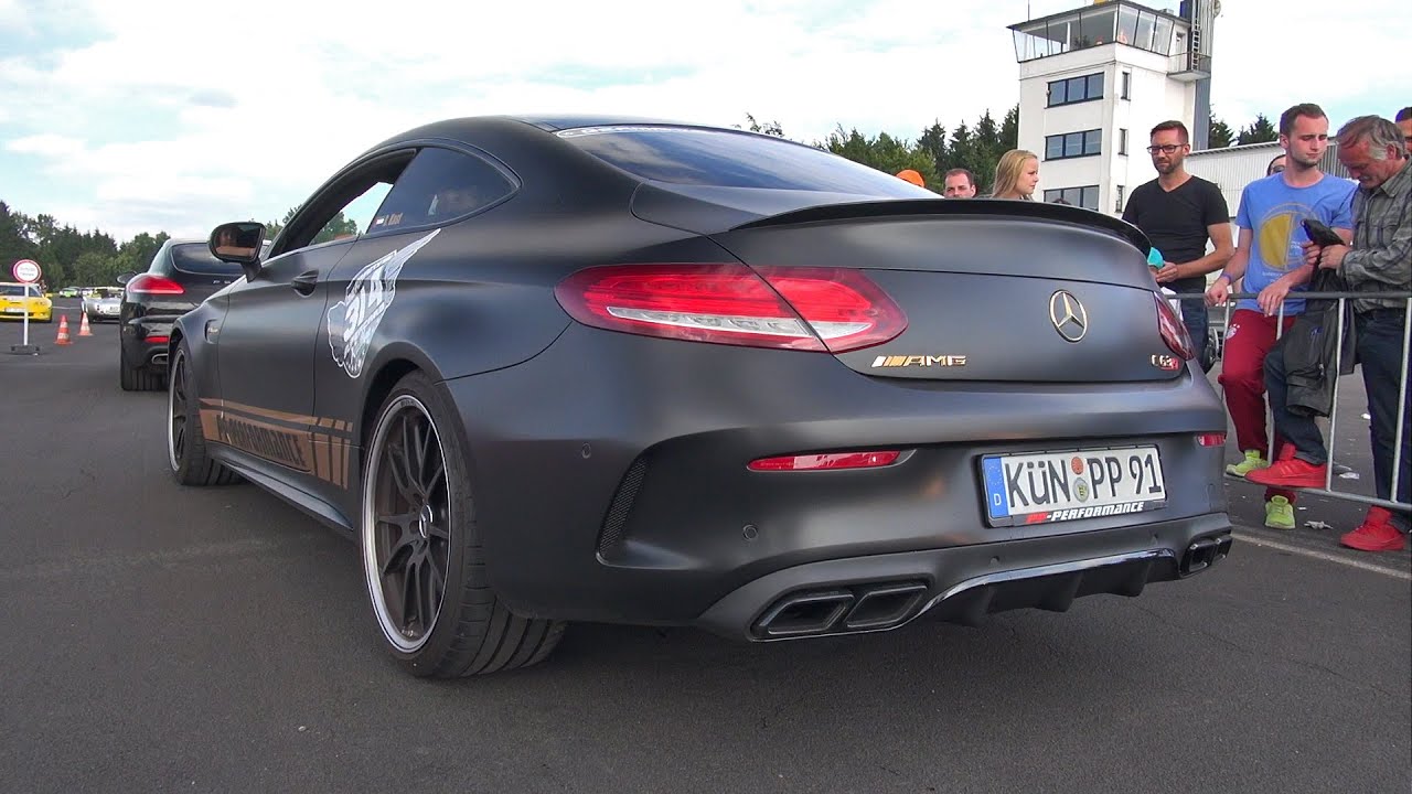 Mercedes-AMG C63 S PP-Performance - Revs & Drag Racing!