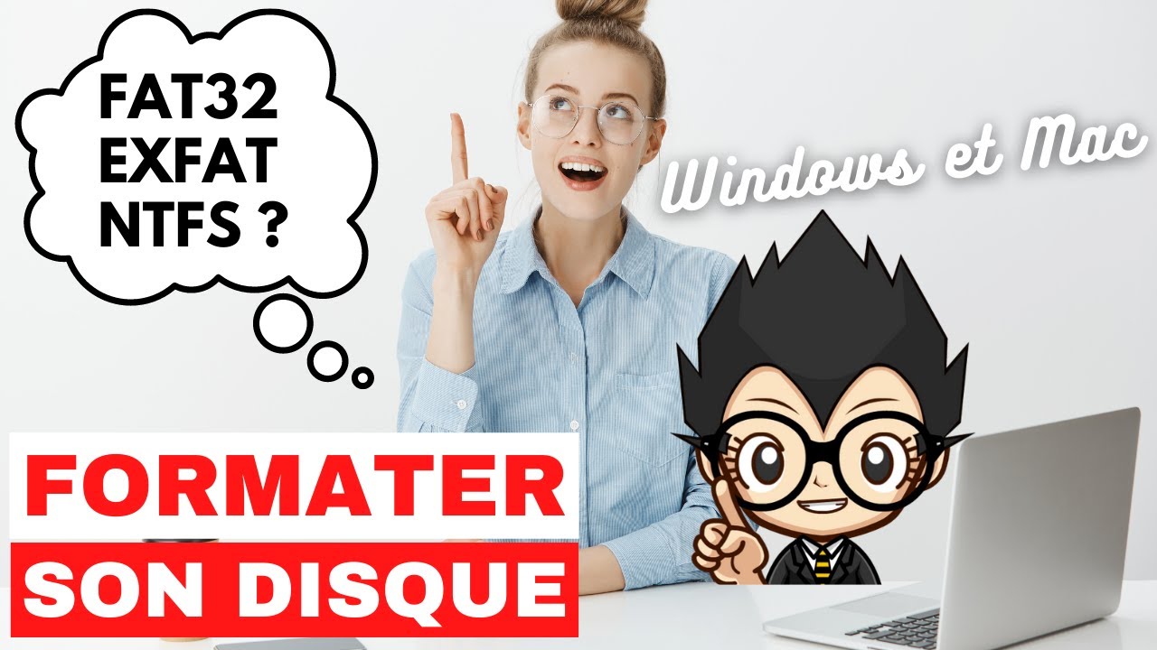 💻 COMMENT FORMATER SON DISQUE / CLE USB ? QUEL SYSTEME DE FICHIERS ? Fat32, ExFat, Ntfs, HFS+...