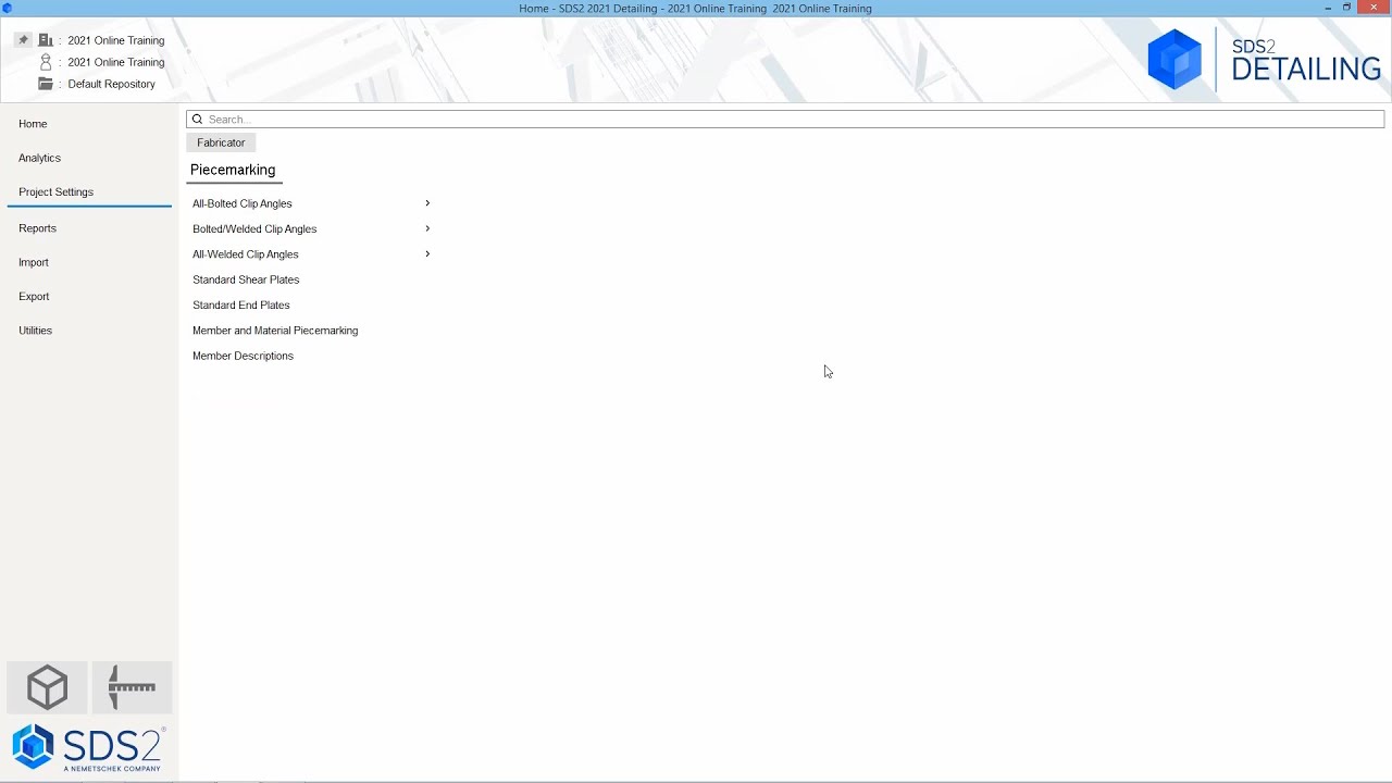 SDS2 2021 Getting Started: Fabricator Setup