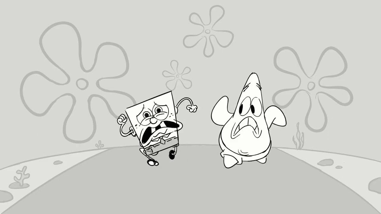 SpongeBob 100 Yard Dash | Storyboard Exercise