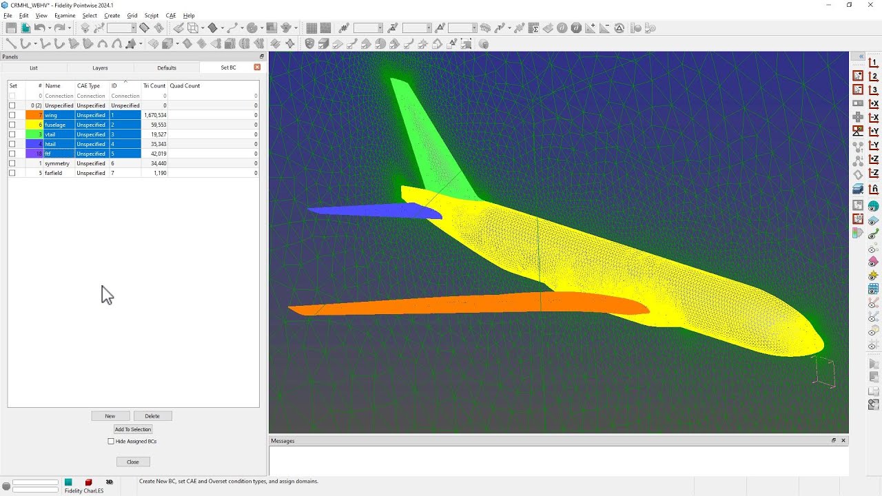Fidelity Pointwise: CAE Solver, Fidelity CharLES