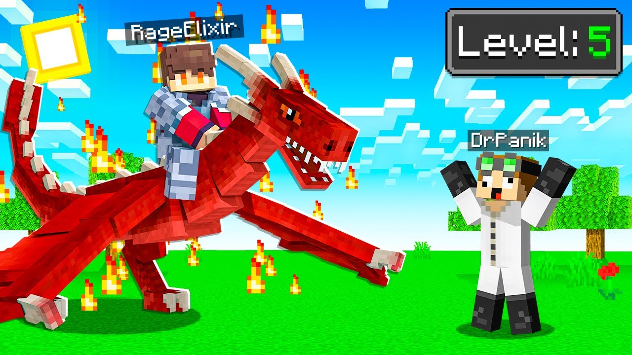 Taming My *NEW* Pet DRAGON in Minecraft!