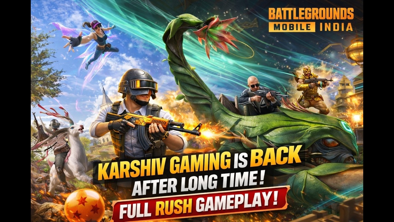 Karshiv Gaming | Intense BGMI Gameplay Highlights 🔥 | OP Clutch Moments