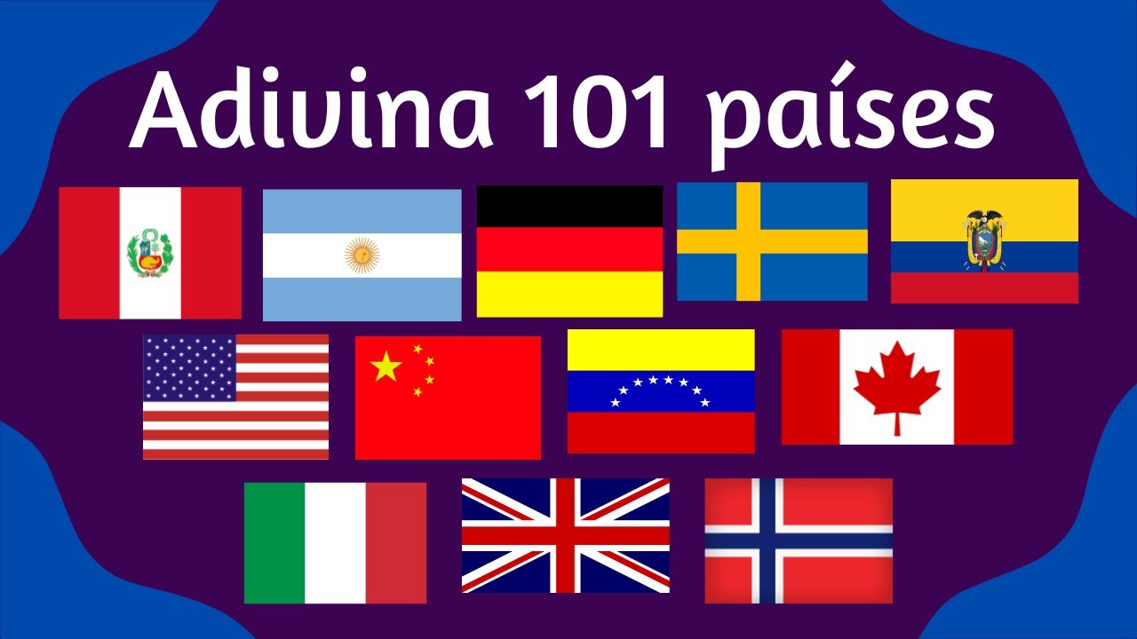 Adivina el país por su bandera 🌍🚩 | Prueba tu nivel de geografía 🤓📚 (Aprende para crecer)