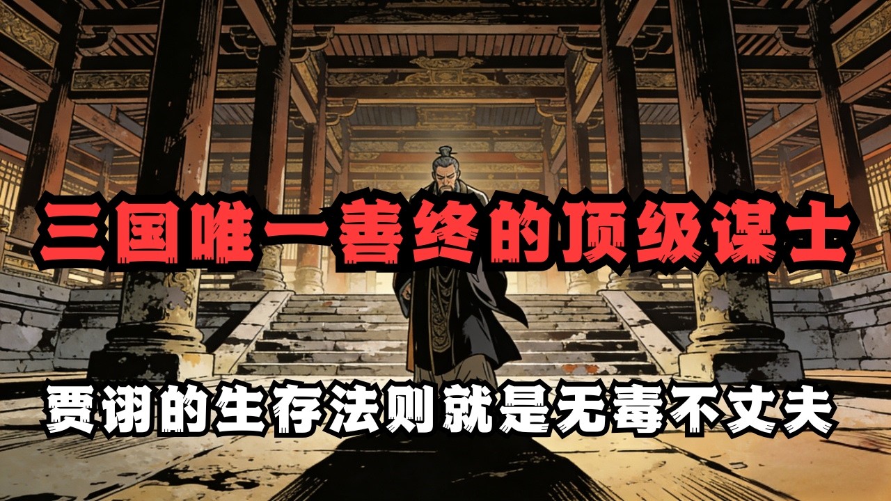 三国唯一善终的顶级谋士：贾诩我的生存法则就是 “无毒不丈夫” |  睡前历史故事