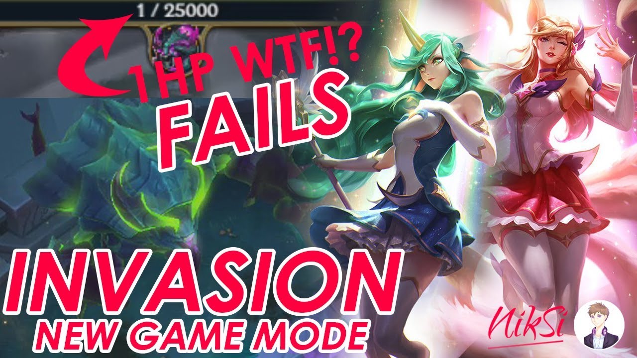 Invasion FAILS | New Game Mode Funny moments - League of Legends