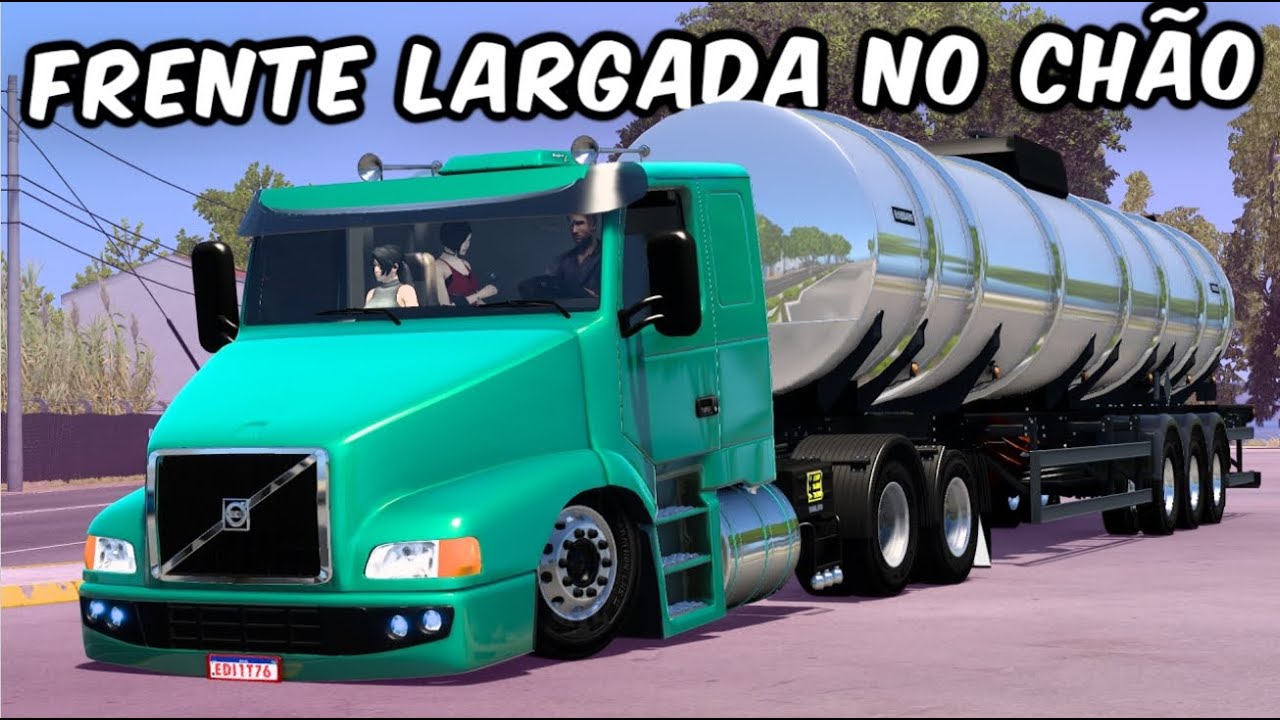 MONTEI UM VOLVO NH CEPADO NO CHÃO NA CARRETA TANQUE | MODS GRÁTIS