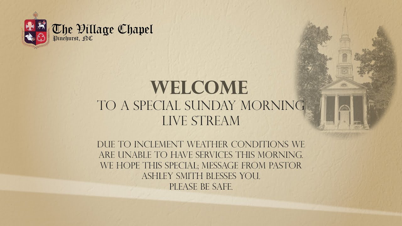 Special Message from Pastor Ashley (01/25/2026)